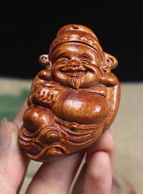 缅甸花梨木雕手把件 老挝手把件雕刻工艺品红木文玩摆件定制