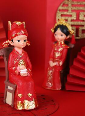 2026喜庆中式庆典伴手礼新郎新娘年年好合工艺品新年装饰礼品