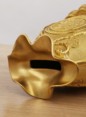 福字存钱罐招米进宝钱袋子家居创意工艺品礼品办公室桌面摆件定制