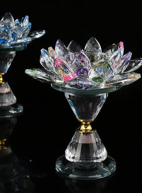 莲花灯佛供灯烛台摆件佛具用品家居装饰供灯烛灯寺庙用品