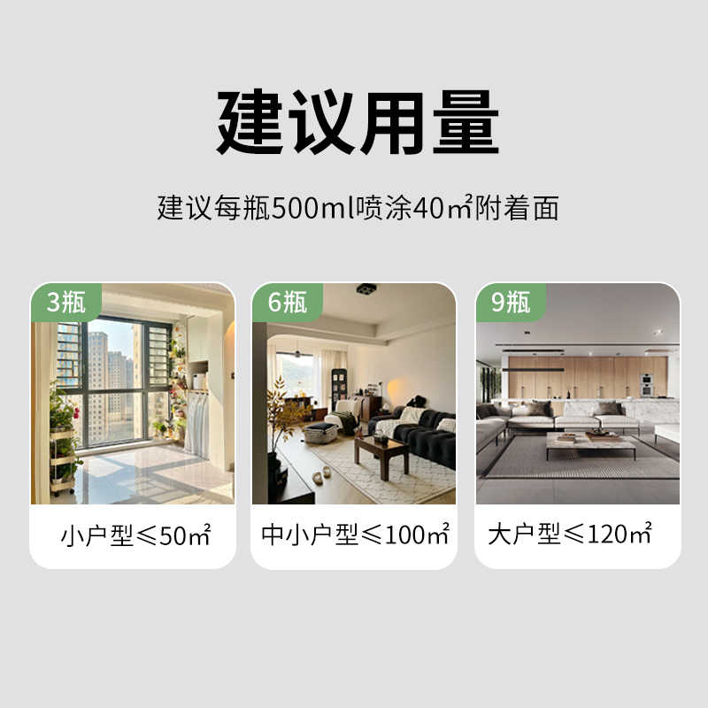 misscell光触媒除甲醛喷雾新房家用空气净化除甲醛除异味强力净化