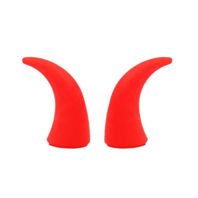 创意搞笑车载中控台显示屏小牛角方向盘恶魔角可爱汽车装饰品摆件,淘宝优惠券,粉丝福利购,淘宝优惠卷