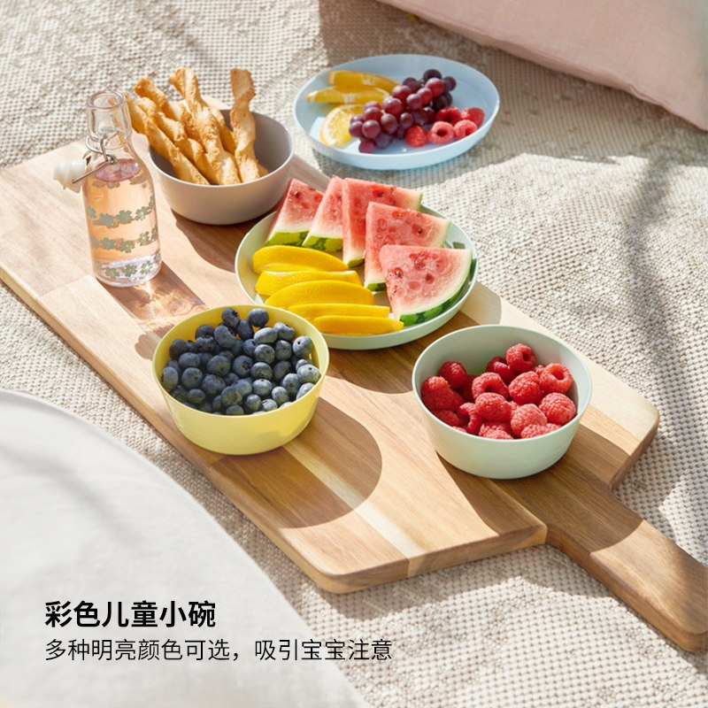 IKEA宜家KALAS卡拉斯儿童碗多色6件可爱风儿童宝宝餐具辅食婴儿