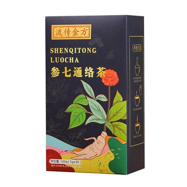Shenqitongluo tea softens and relieves blood vessel blockage