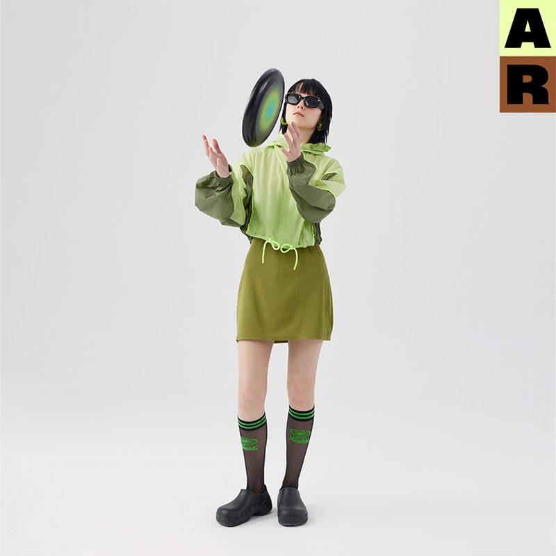 【博主推荐】AR短款廓形撞色轻量防晒衣UPF50+户外轻薄透气外套女,淘宝优惠券,粉丝福利购,淘宝优惠卷