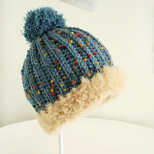 菲菲姐家毛绒满天星皮草帽材料包diy手工钩针毛线帽子打发时间冬 - 图2