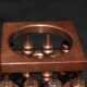 Antiques, miscellaneous collections, antique antiques, red copper square abacus pen holders collection items