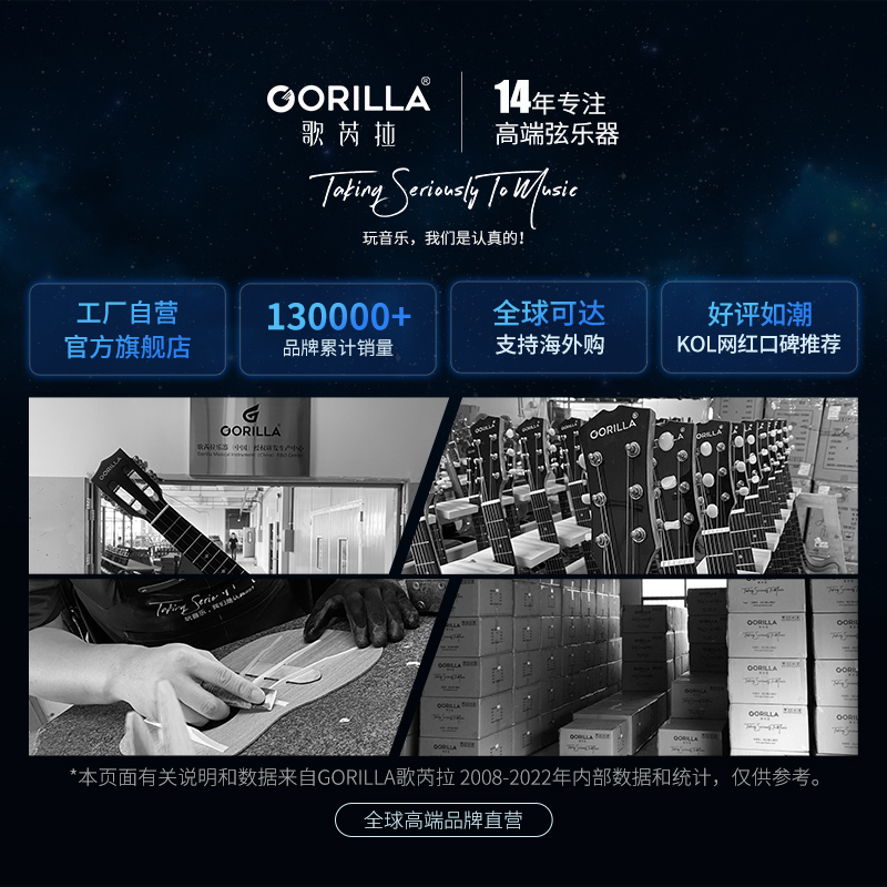 歌芮拉gorilla卡林巴琴拇指钢琴手指琴17音初学者女迷你乐器专业-图0