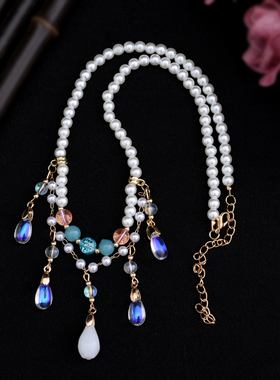 珍珠链条珍珠项圈汉服配饰