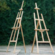 Wooden kt board display stand vertical billboard display board