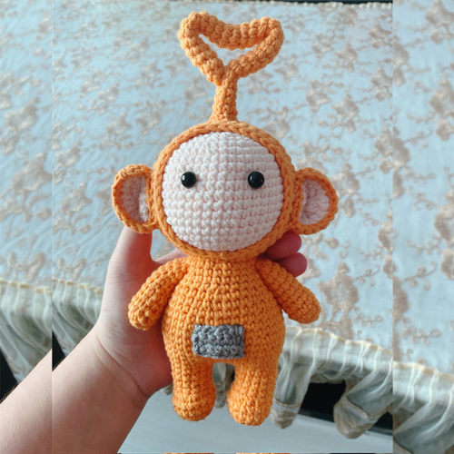 rlk天线宝宝手工diy钩针材料包牛奶棉毛线编织玩偶卡通勾娃娃公仔 - 图0