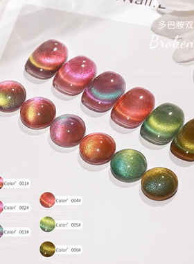 多巴胺糖果双光猫眼甲油胶