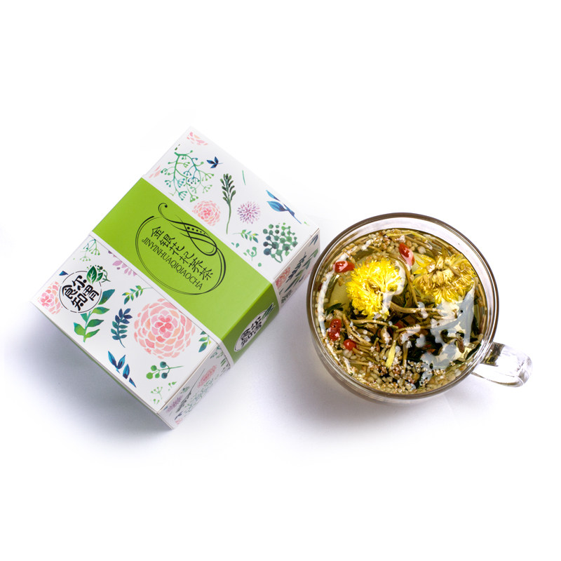 苦荞茶蒲公英熬夜清火花草茶金银花 食知尔胃养生茶