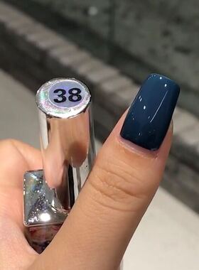雾霾蓝显白持久指甲油胶