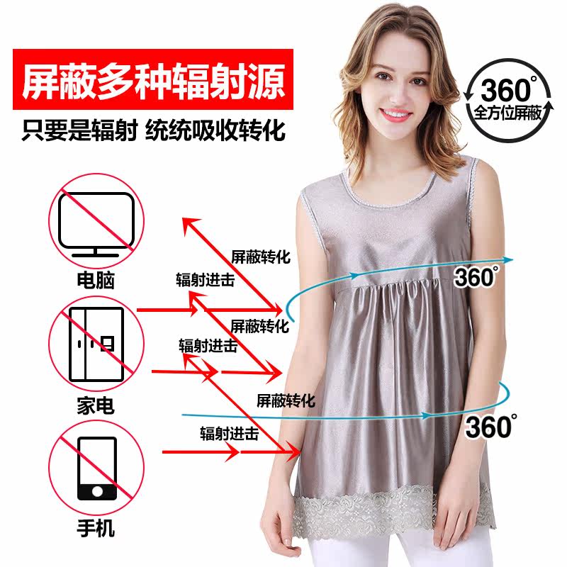 如梦伴正品怀孕期女内穿夏防辐射服 如梦伴防辐射裙