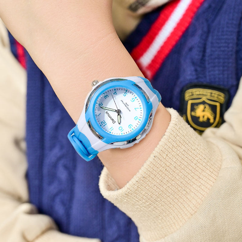 学霸男学生防水防摔男孩小学生手表 丹慕斯国产腕表