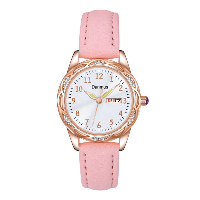 刻字女女孩防水夜光电子小学生手表 丹慕斯国产腕表