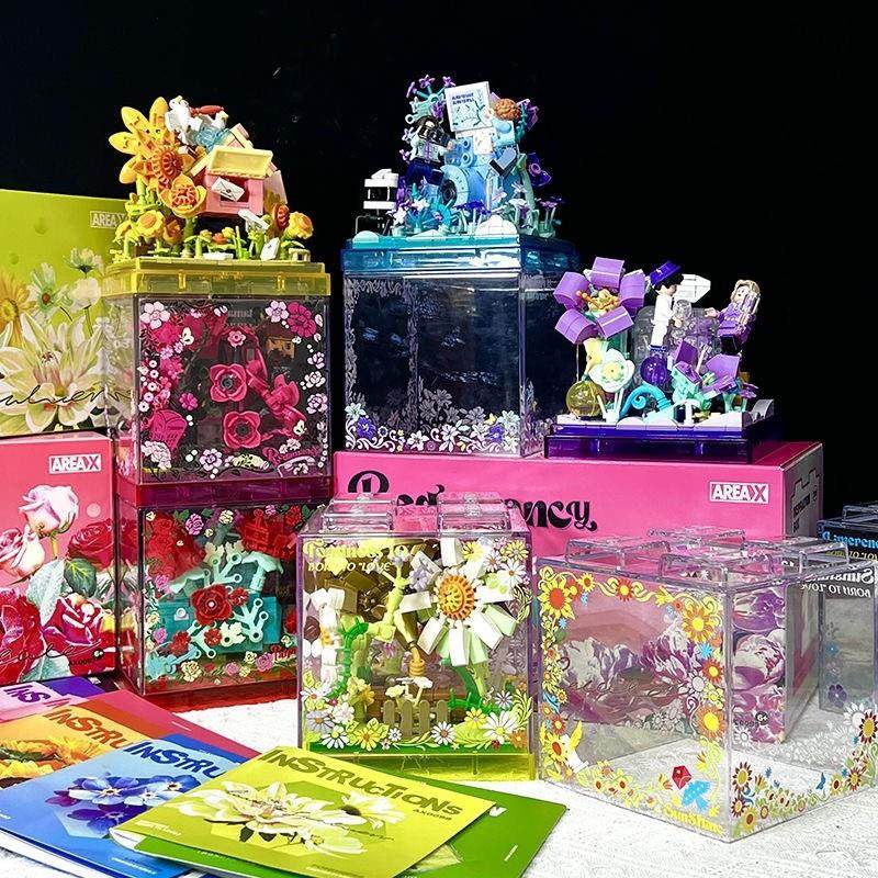 正品AREAX灵感盒子积木爱在此刻小众潮玩桌面摆件生日礼物玩具,淘宝优惠券,粉丝福利购,淘宝优惠卷