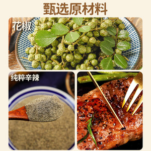 凤球唛商用正宗黑胡椒粉454g袋装烧烤腌料撒料去腥增香黑胡椒粉