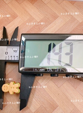 定制仿真微缩食玩夹心姜饼人diy奶油胶树脂饰品配件摆件手工发夹