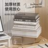 Desktop storage box transparent simple acrylic book stand student office document book book stand storage artifact
