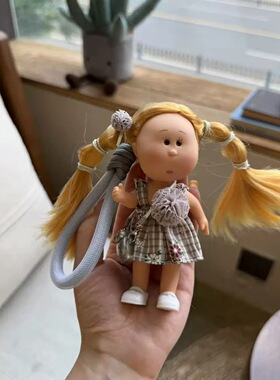 日本SELUMB新款土豆娃娃mia换装带挂绳女生包包挂件玩偶公仔玩具