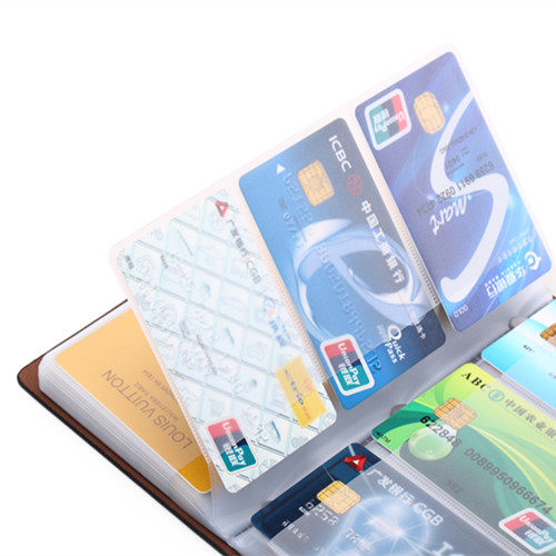 新款商务大容量多卡位韩版女卡片包 依岚迪卡包