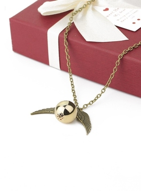 新款阿利波特与死亡圣器 金色飞贼项链  现货