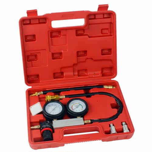 0-100PSI Doule Petrol Gas Engine Cylinder Compressor Gauge - 图2