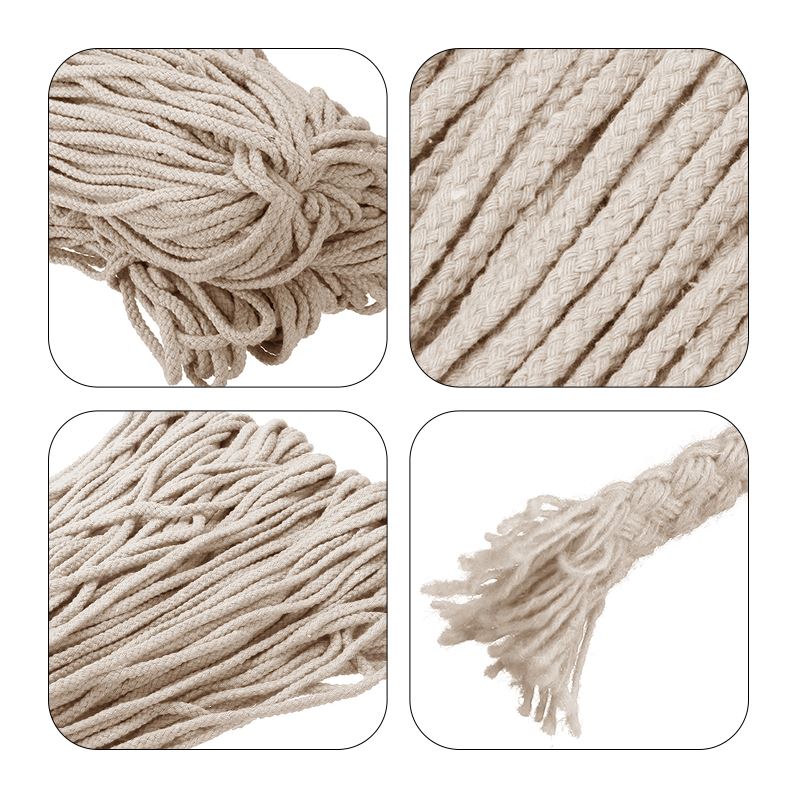 11 Color 100M 5mm Cotton Twisted Rope Macrame Cord Thread DI - 图1