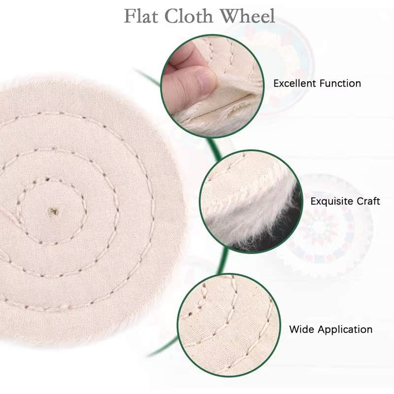 15Pcs Buffing Pad Polishing Wheel Kit ,With Compound Polishi - 图0