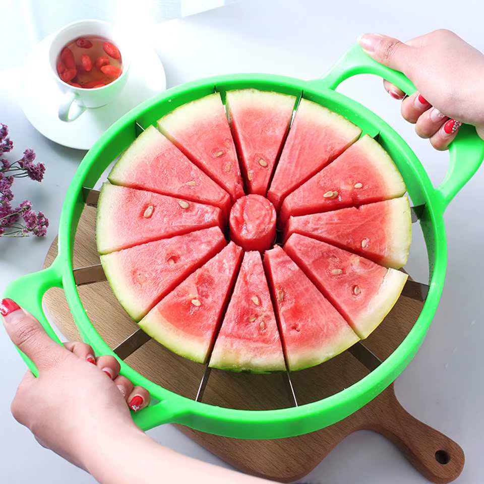 1PC Watermelon Slicer Cutter Stainless Steel Large Size Slic-图0