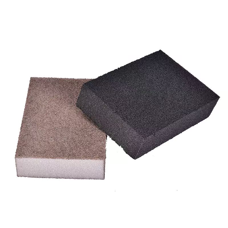 1pc Sponge Emery Magc Clean Rub Wth Handle For Ktchen Sup - 图1