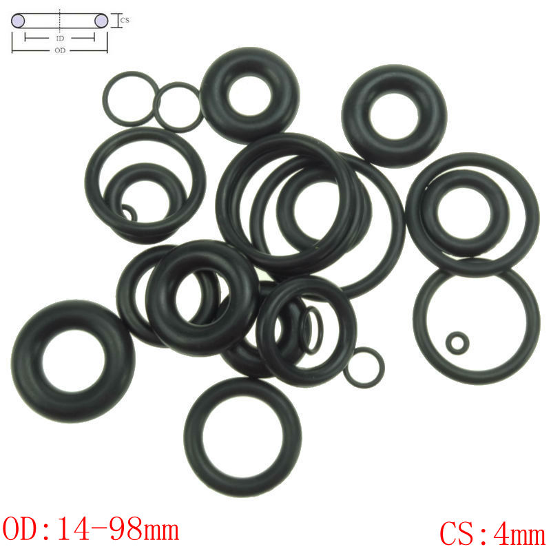 CS 4mm OD12-98mm NBR Rubber O Ring O-Ring Oil Sealing Gasket - 图2