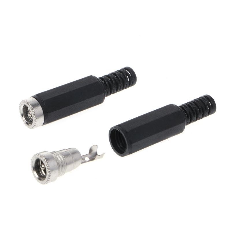 5 Pcs 2.1mm x 5.5mm Female DC Power Jack Adapter Connector B - 图1