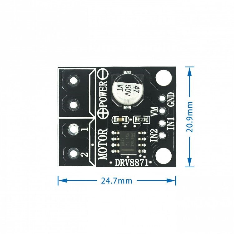 DRV8871 H-Bridge Brushed DC Motor Driver Breakout Board For - 图2