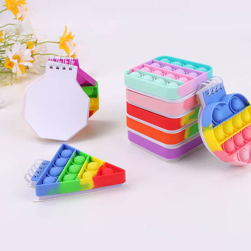 Mini Kawaii Pop Its Notebook Bubble Fidget Sensory Notebooks - 图3