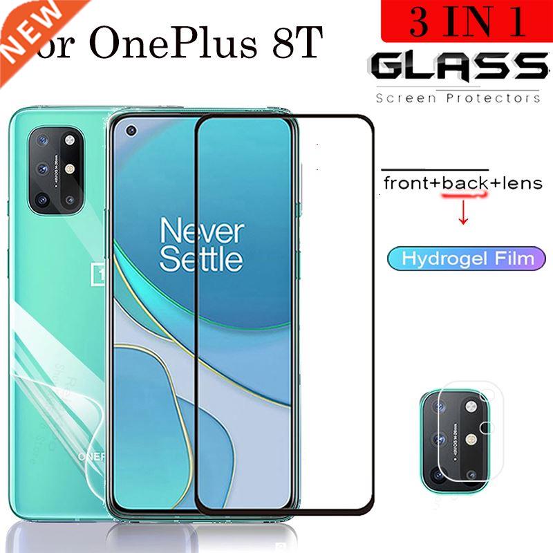 3 IN 1 Full Cover Front Tempered Glass For Oneplus 8T ack H