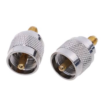 1Pc SMA-K Female Jack To UHF-J PL259 Male SO239 Plug RF Adap