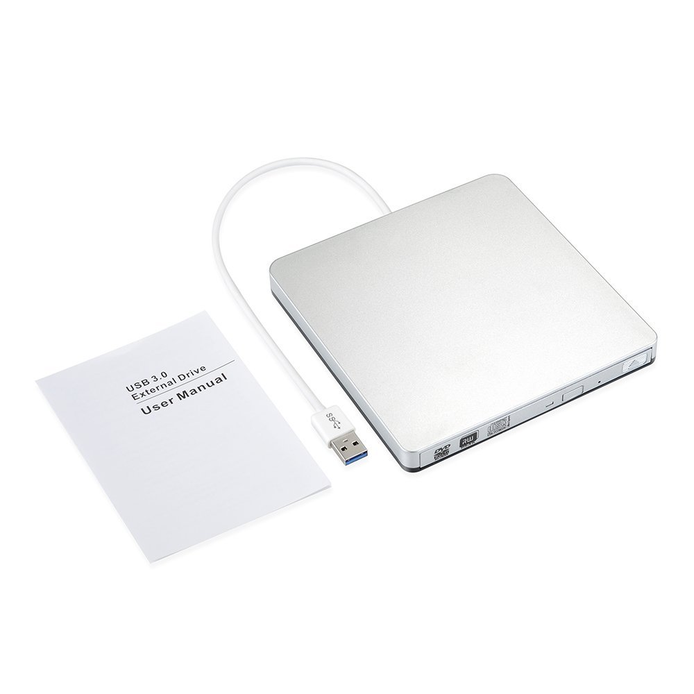 External Slim USB 3.0 DVD Burner DVD-RW VCD CD RW Drive Driv - 图0