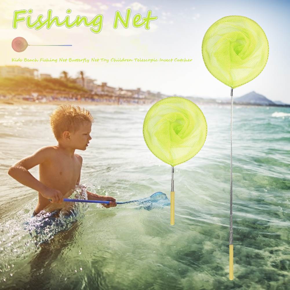 Children Fishing Net Rainbow Beach Retractable Kids Outdoor - 图3