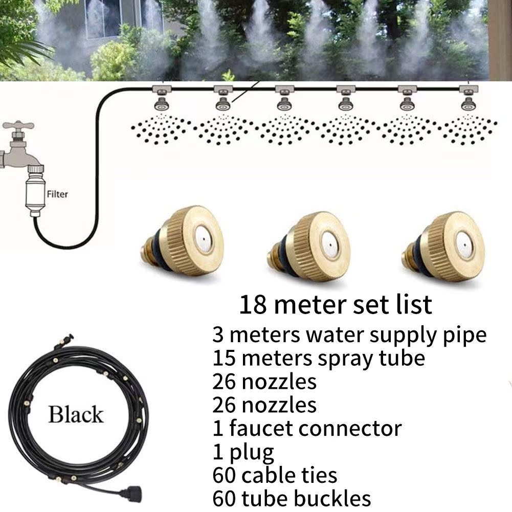 Water Misting Cooling System Water Spray Hose Sprinkler Nozz - 图3