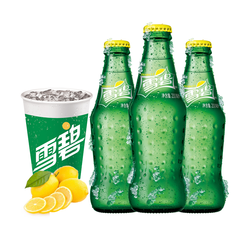 可口可乐汽水200ml*6瓶芬达碳酸饮料玻璃瓶可乐+雪碧柠檬味组合装-图2