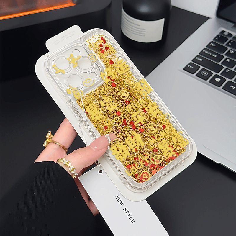 蛇年好运暴富流沙适用于荣耀300 200 100手机壳honor90 80 70国风畅玩20 30 40plus硅胶magic7 6 5女play6t套 - 图3