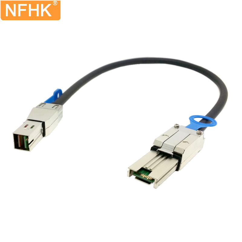 NFHK连接线SFF-8088 Mini SAS High Density HD SFF-8644 SF-8644 - 图0