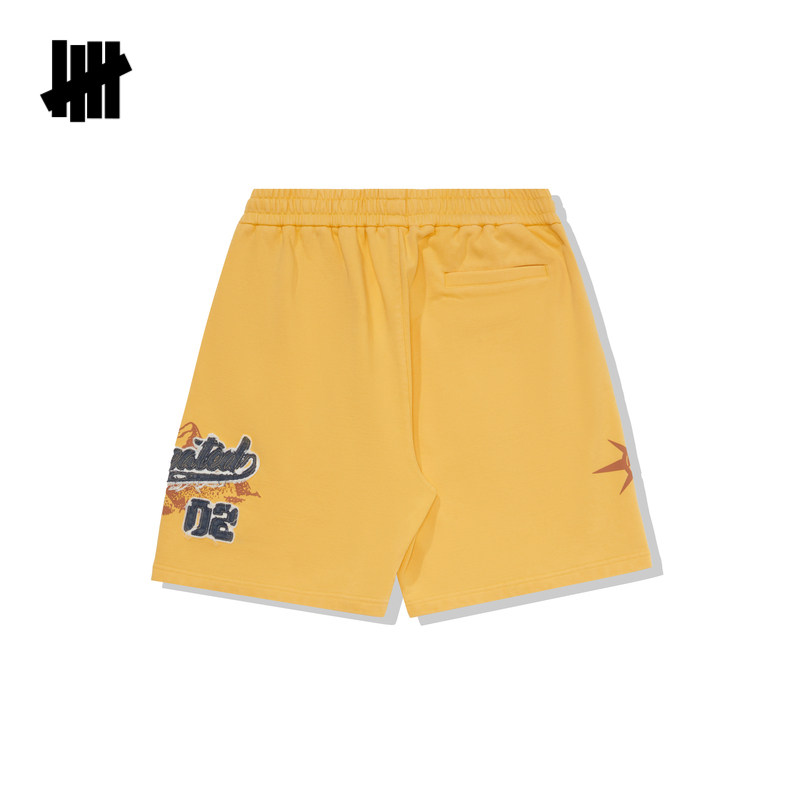 UNDEFEATED五条杠官方夏季新品时尚潮流美式休闲贴布绣卫裤短裤,淘宝优惠券,粉丝福利购,淘宝优惠卷