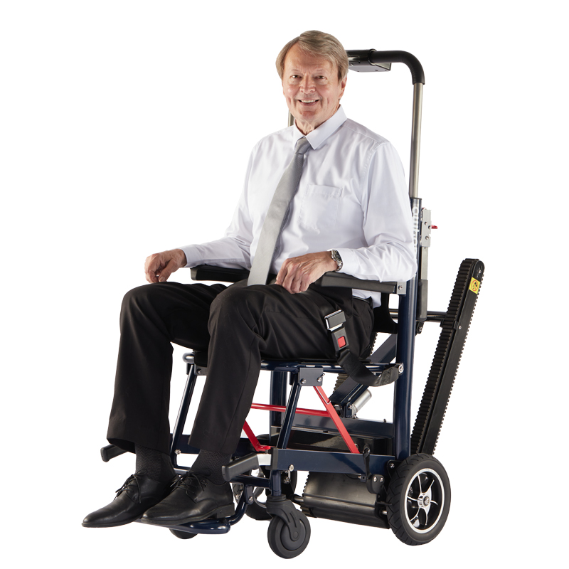 德国欧航电动爬楼轮椅车智能全自动上下楼梯履带式老人爬楼机神器-图3