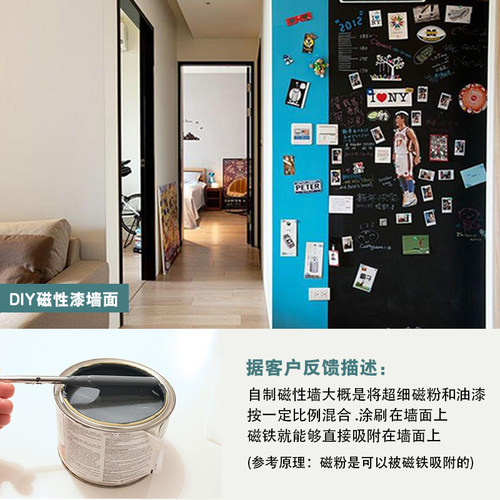 友磁教学磁粉套装实验铁屑铁沙DIY磁性泥磁性油漆磁吸铁粉 - 图2