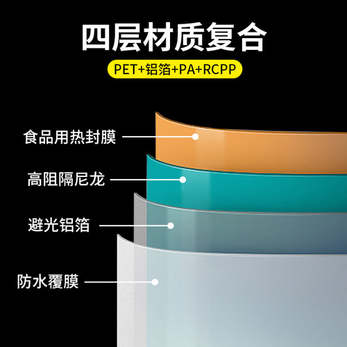 耐高温铝箔袋蒸煮纯铝袋 加厚22丝盲袋熟食海鲜真空袋塑封商用 - 图1