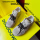 Doudouwu thick-soled Dexun shoes women's mesh breathable women's shoes